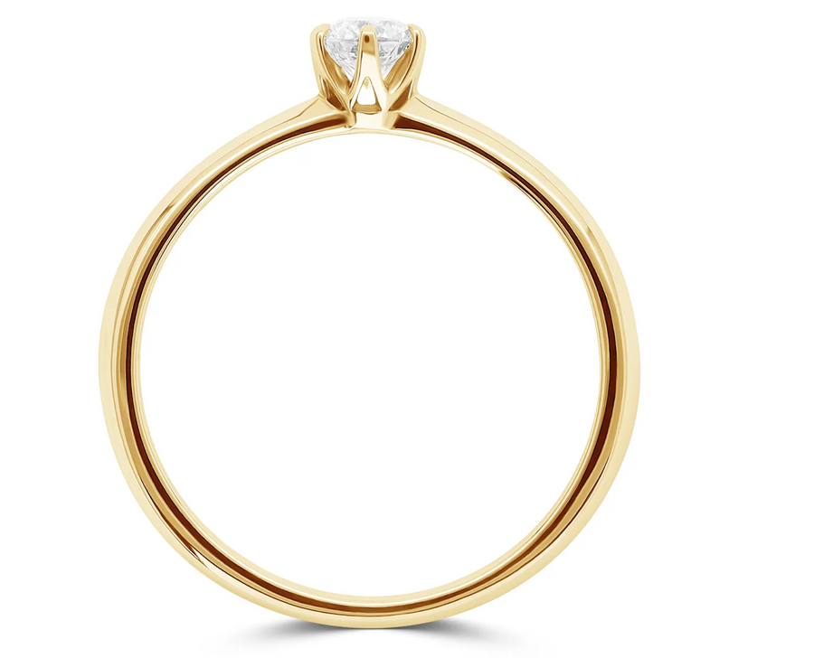 Classic Solitaire Ring 0.20 ct