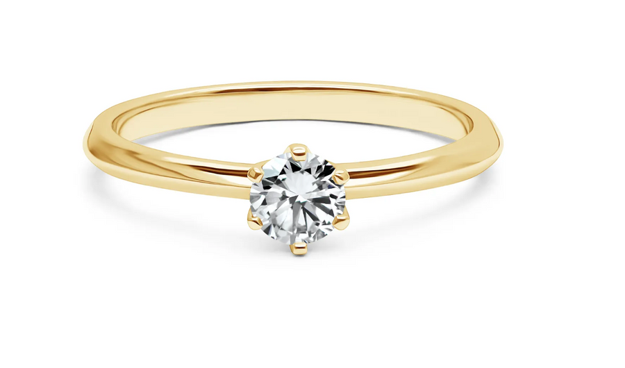 Classic Solitaire Ring 0.30 ct