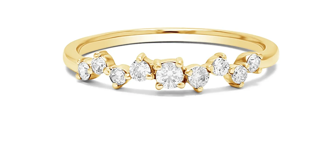 Diamantring Art Deco