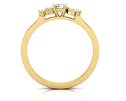 Diamantring Art Deco