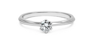 Classic Solitaire Ring 0.15 ct