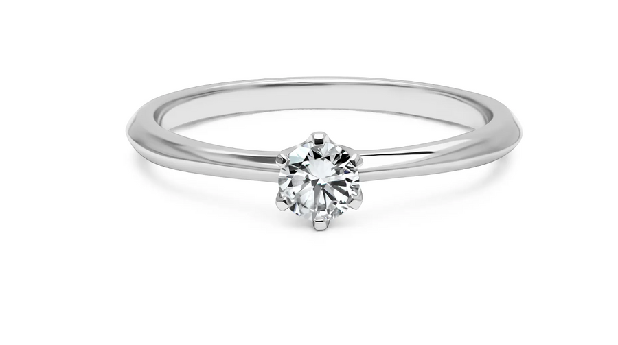 Classic Solitaire Ring 0.20 ct