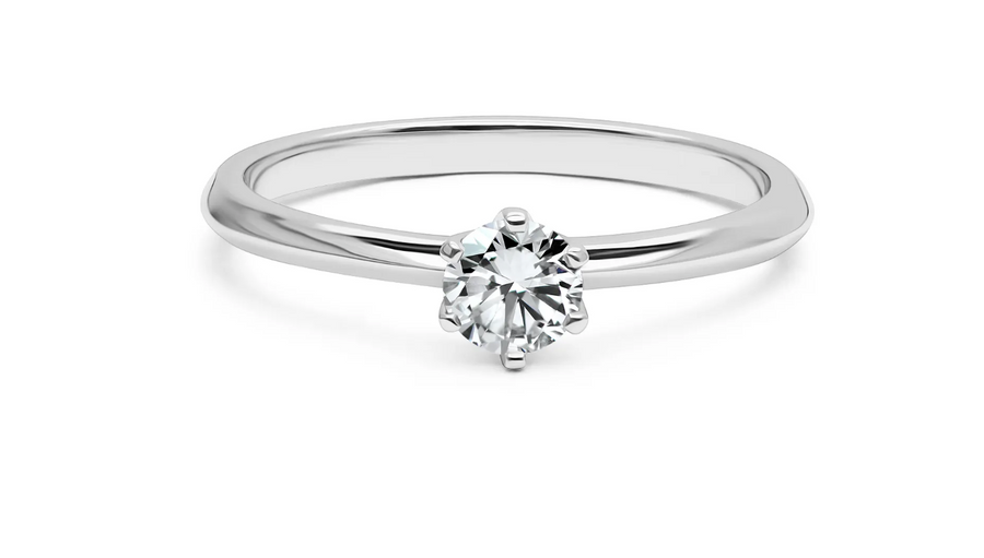 Classic Solitaire Ring 0.30 ct