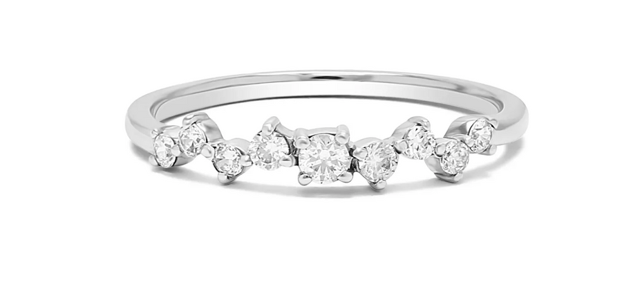 Diamantring Art Deco