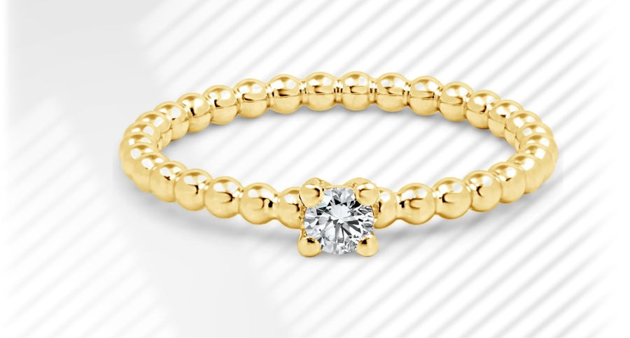 Diamantring Art Deco