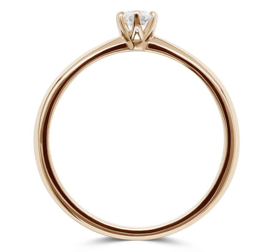 Classic Solitaire Ring 0.15 ct