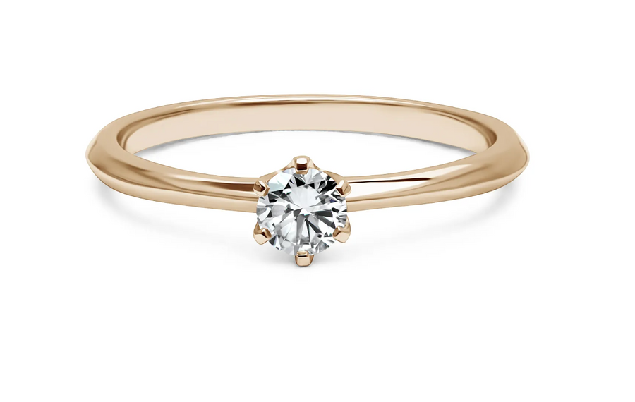 Classic Solitaire Ring 0.20 ct