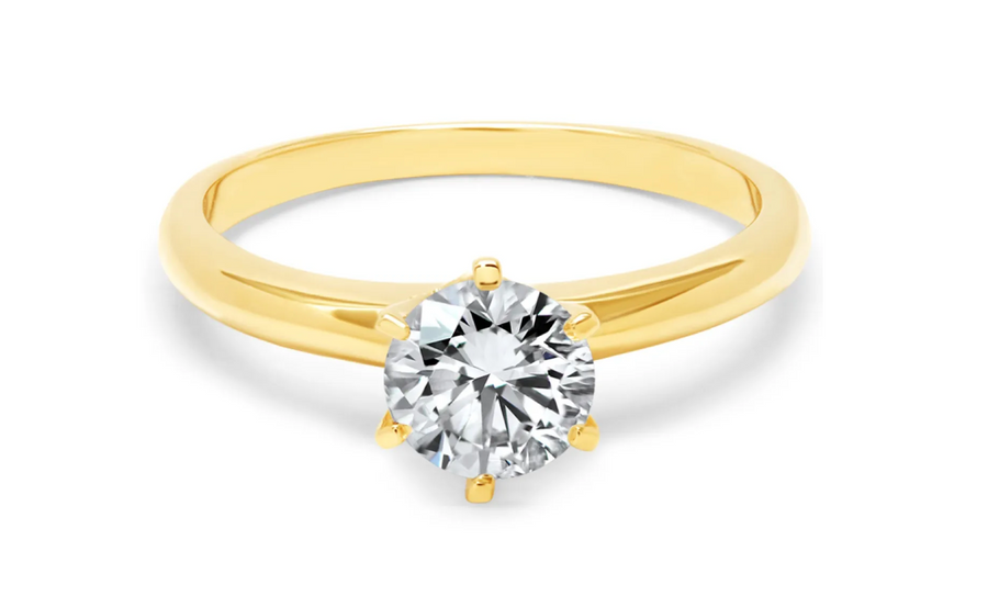 Classic Solitaire Ring 0.70 ct