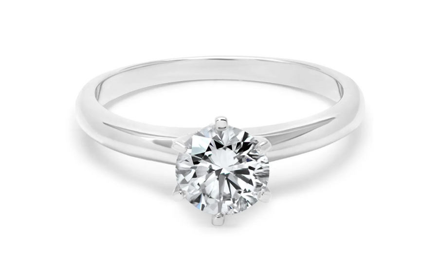Classic Solitaire Ring 0.70 ct