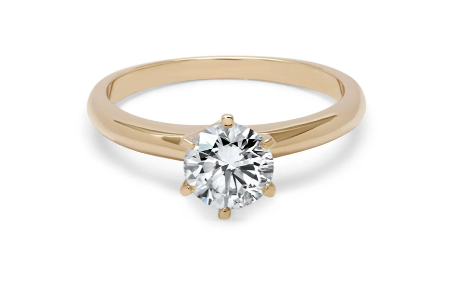 Classic Solitaire Ring 0.70 ct